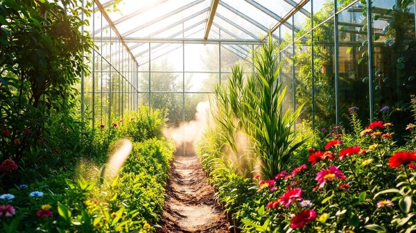 Les avantages d'une serre de jardin en verre à considérer