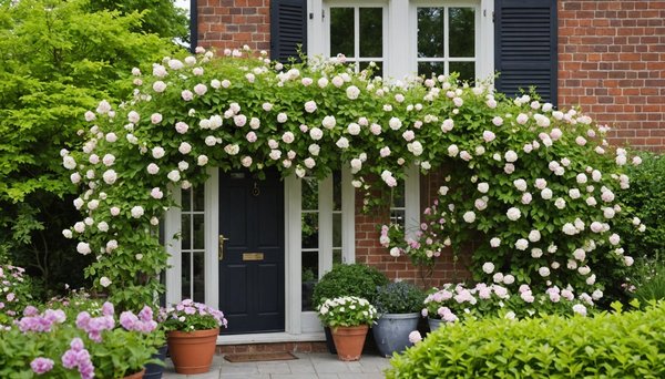 Transformez votre terrasse en un jardin fleuri : astuces pour intégrer des plantes grimpantes printanières!